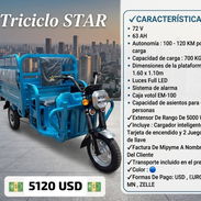 Triciclos, motos eléctricas y de combustión en venta - Img 56120466