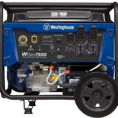 💡Planta Eléctrica westinghouse 9500w pico / 7500w nominal 💠Capacidad del tanque 25 litros, viene con el aceite origina - 2/3