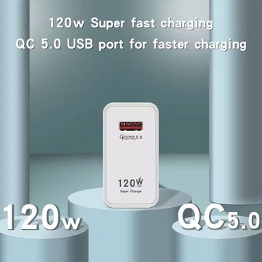 Cargador 120 watts para móviles de gama alta (Cable y Caja) - Img 109649885