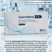 Hormona de crecimiento Gentropin 80 IU - Img 57135286