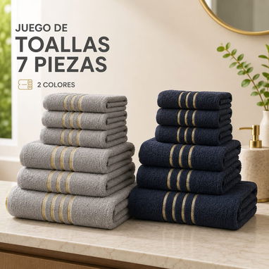 Toallas set de 7 piezas - 3/3