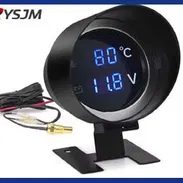 RELOJ DE VOLTAJE Y TEMPERATURA DE AUTOS 12-24V - Img 54981228
