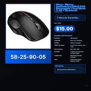 Hoco – Mouse Inalámbrico GM40 RGB Recargable | Dual Mode 2.4G + Bluetooth VPT -0154 - Img 57891221