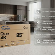 Smart TV 85" RUDEN QLED 4K | $1050 USD | Envío Incluido, Factura y Garantía | ¡Colores ultra vibrantes! - Img 57860506