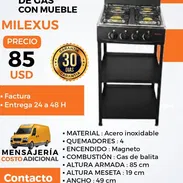 Cocina de gas con mueble Milexus - Img 55815274