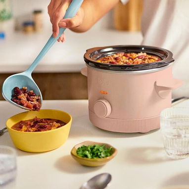 Olla de cocción lenta Bella de 1.4 litros Control manual de 3 niveles, recipiente de cerámica antiadherente (TP) 43 USD - 7/8
