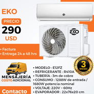 Split de 1 tonelada EKO. Incluye soporte de pared y protector de voltaje - Img 56705900