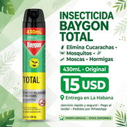 Insecticida en aerosol Baygon Total. Elimina cucarachas y mosquitos - Img 57987855