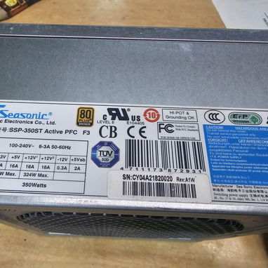 Fuente Seasonic 350w 36a en perfecto estado Técnico. Consta de 4satas Impecable Interesados al 530280 - Img 123469514