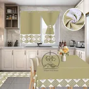 Juegos de cocina ✨Mantel ✨Dos alfombras  ✨Un juego de cortinas decorativas (G&L) - Img 55899996