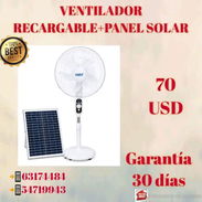 [70] Ventilador Recargable + Panel Solar - Img 57914706