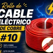 Cable 10 de cobre puro solo x rollos - Img 56030232