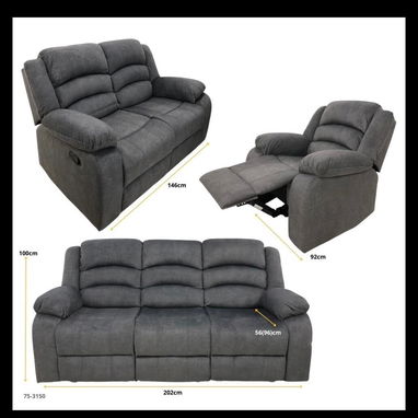Juego de sala reclinable importado comunícate con Pedro - Img 118523097