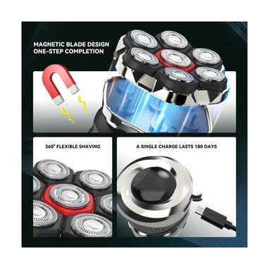 Afeitadoras Eléctricas Recargables | Tulzim TXD-090 y Ordele FK-8801 7D | USB-C - Img 126599913