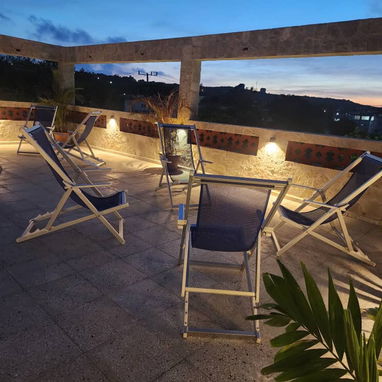Renta con piscina, 5 habitaciones climatizadas+53 52 46 36 51 a 1  cuadra del mar , PANELES SOLARES - Img 83677443