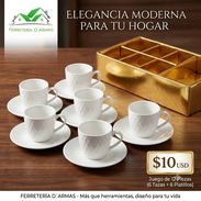 Juego de tazas de porcelana - Img 56967606