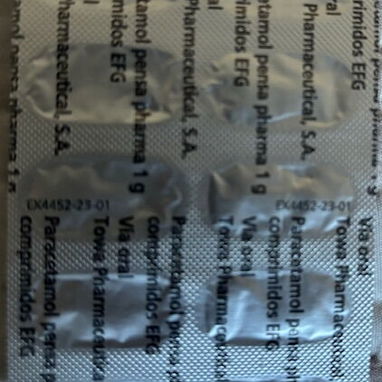 Paracetamol 1 gramo 800 cup - Img 114643560