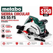 Sierra circular profesional marca Metabo 1200w 220v 160mm - Img 57942860