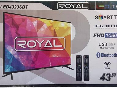 TV de 43 Smart TV Marca Royal nuevo con garantía y transporte gratis! - Img main-image