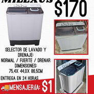 Lavadora semiautomática 7kg milexus - Img 54293318