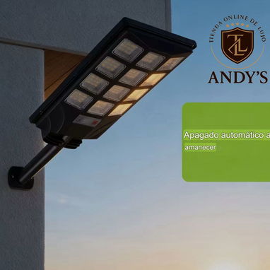Lámpara o Luz de pared solar de 800w - 3/8