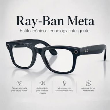 Ray-Ban Meta Smart Glasses Gen 2 (Wayfarer). Gafas inteligentes con camaras y altavoces. Azul. Nuevas en caja. - Img 124087803