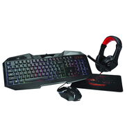 Combo teclado + mouse + audífonos + mousepad RGB gamer 0km sellado - Img 45290642