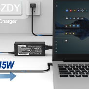 Cargador para portátil de reemplazo para computadora portátil HP 45W Adaptador de alimentación de punta azul inteligente - Img 54752033