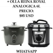 OLLA ARROCERA 2.2 ROYAL + OLLA REINA ROYAL ANALOGICA 6L, ENTREGA DE FACTURA PARA SU GARANTÍA. VARIEDAD DE OFERTAS - Img 56409219
