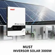 ●Inversor Solar De 3000w  • 110v y 220v • Marca Must • Precio 680 USD   • Garantía 1 mes  • Factura y *MENSAJERÍA INCLUÍ - Img 55207788