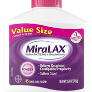 Vendo frasco sellado de Laxante Miralax de 578gr(34 dosis) en polvo, sin aditivos - Img 56796788