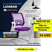 FG-721-P-FADIAR-Silla con soporte Lumbar Purpura...55 USD...56579735...Compra Mínima 4 unidades....Envio Gratis - Img 57054935