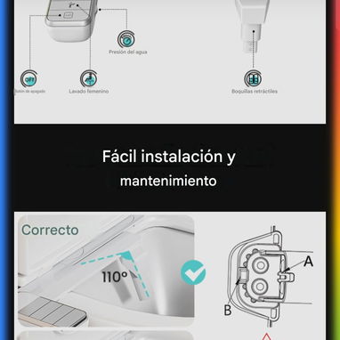 📢Accesorio de Bidé🚽Ultradelgado para Inodoro (No Eléctrico)🫧 - 3/6