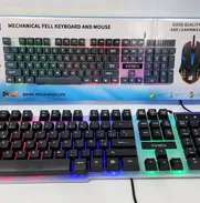 Kit Gamer Led de mouse y teclado fondo blanco F92 nuevo - Img 50686262