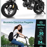 BICICLETAS ELÉCTRICAS. Traen Cargador, 2 juegos llaves, Cesta, Candado, Alarma, herramientas - Img 55835475