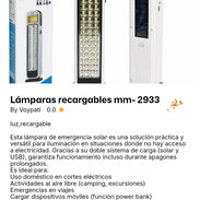 LÁMPARA RECARGABLE/ BOMBILLO/ LÁMPARA DE TUBO RECARGABLE - Img 55677246