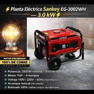 GAS DE LA CALLE ORIGINAL DIRECTO(arranca sin gasolina)Planta eléctrica Sankey 3000W 1 mes de uso. - Img 55589698