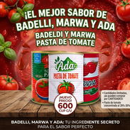 Pasta de tomate x cantidad marca Badelli, Ada y Marwa a 600 cup la unidad - Img 57160526