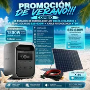 Ecoflow Delta3 Clásica + panel solar de 615w con sus cables y conectores - Img 57048356
