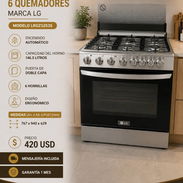 Cocina con horno de 6 quemadores marca LG - Img 55324687