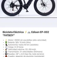 Bicicleta Electrica Edison EP-002 FATBOY - Img 55414118