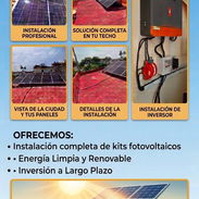 Instalación de paneles solares - Img 56274525