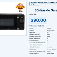 HORNO MICROONDAS MILEXUS 20L - Img 55992369