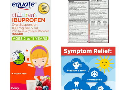 Acetaminofen e ibuprofeno para niños en suspensión - Img 65176636