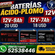 BATERIA ACIDO-PLOMO 12V 9AH 10000 MN Y 12V 7Ah 8500 - Img 52230460