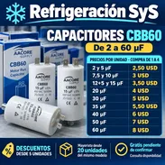 Capacitores CBB60 de 2 a 60 µF | Unidad y mayorista - Img 58269567