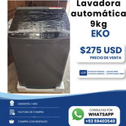 Lavadora automática 9kg EKO - Img 56928055