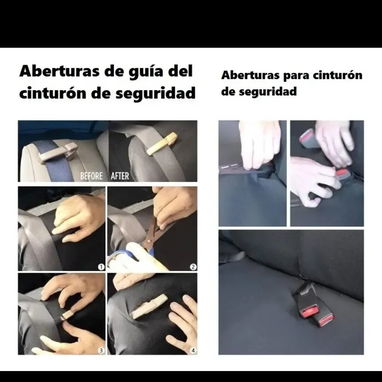 Fundas para 5 asientos de automóvil 9 piezas universal - Img 117650011