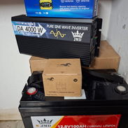 Combo de Cargador inteligente de batería, Convertidor de corriente JMD de 4000w, Transfer automático y Batería LiFePO4 - Img 55811191