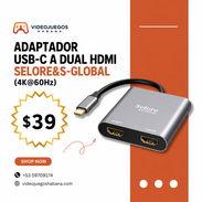 Adaptador USB-C a Dual HDMI Selore&S-Global (4K@60Hz) | videojuegoshabana.com - Img 55526902